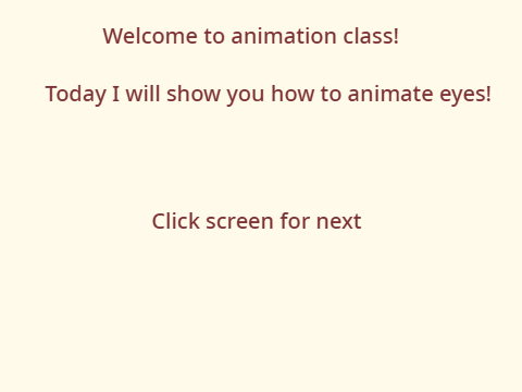 Animation class 1