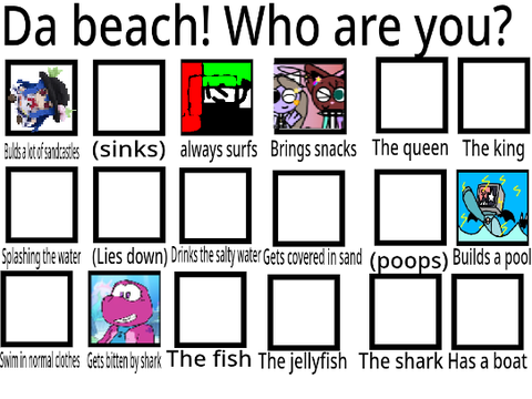 Da beach! Who are you? remix remix remix remix