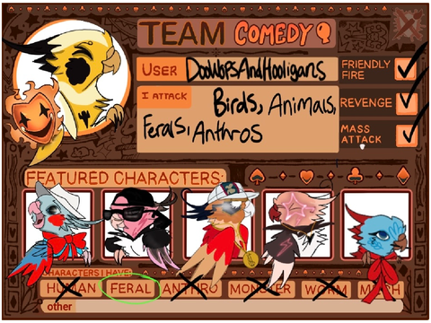 ARTFIGHT: Team Comedy! fight me! 