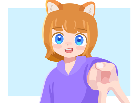 ScratchCat擬人化描いてみた