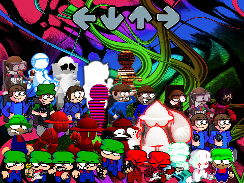 FNF Discrepancy Section 9 (Everyone Part (Section 2)) Sprite Test