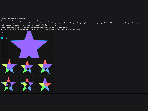 How to make a 3D star shape