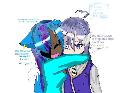 I gave Spinel uh, i mean Songbirde a hug!! (art)