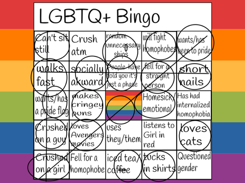 lgbtqia+ bingo 