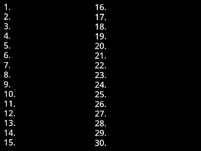 Wait List:
