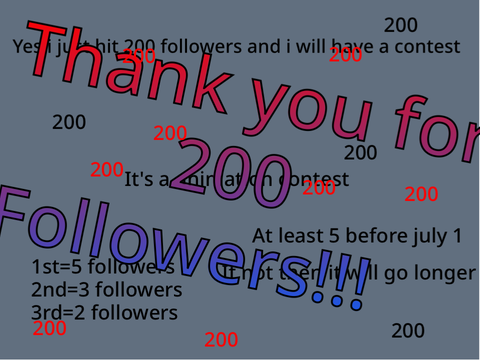 200 contest