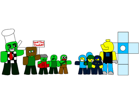 The Zombies and the Anti-Zombies (The Battle Bricks)
