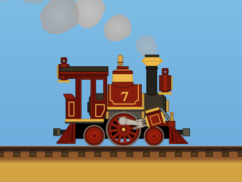 A Bumpy Ride 2-2-2 animated