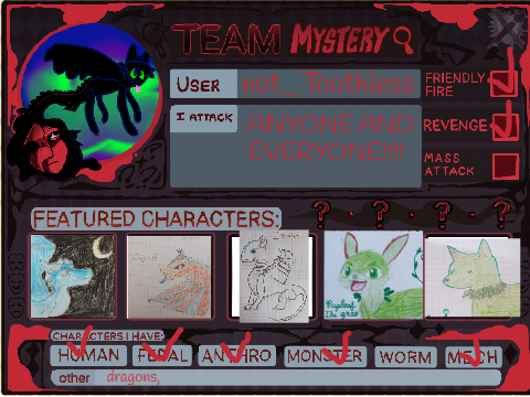 My ArtFight Card