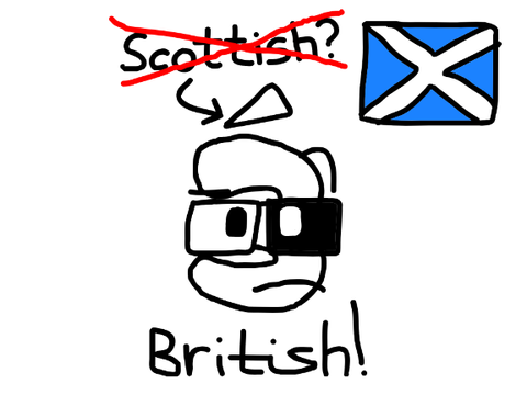 He is actually british