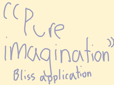 “Pure imagination” Bliss application!