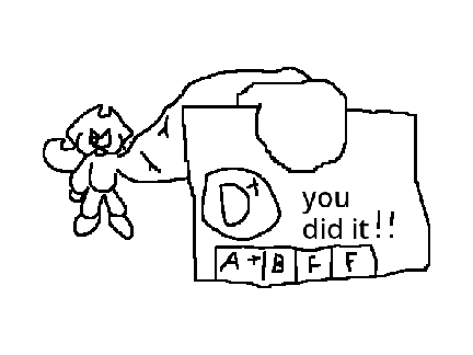 I barely passed
