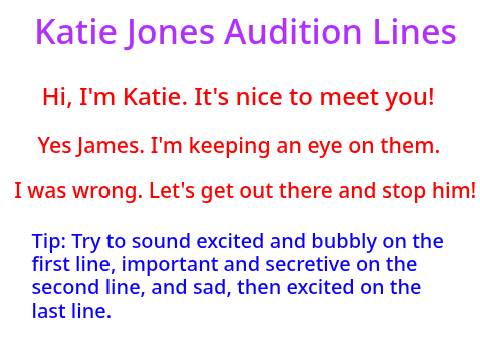 VOICE ACTORS NEEDED: The Time Machine Audition