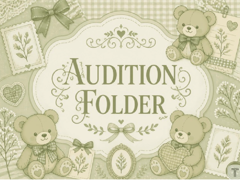 Audition folder! 