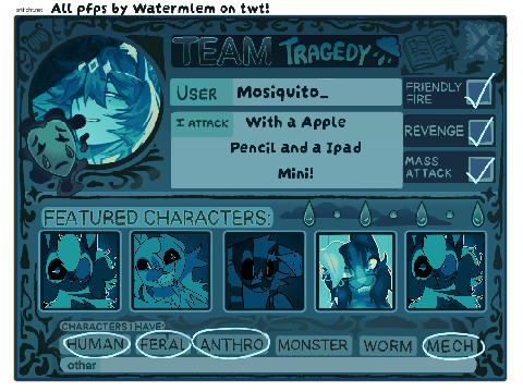 ARTFIGHT TEAMCARD!!