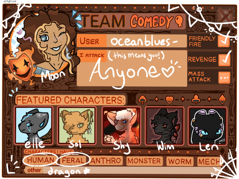 *Artfights you*