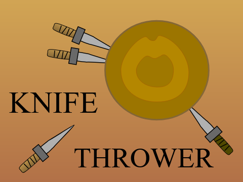Knife thrower simulator