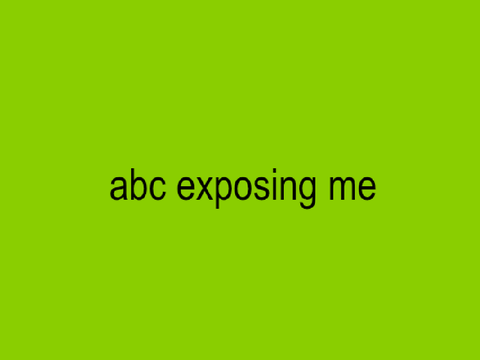╎abc exposing ꐑꐑ ɱe 