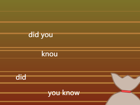 did                 you know