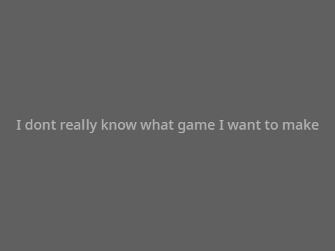 Game ideas