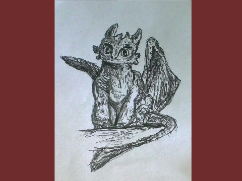 TOOTHLESS DRAWING!!!