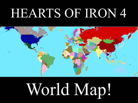 My Modern HOI4 World Map Vector!