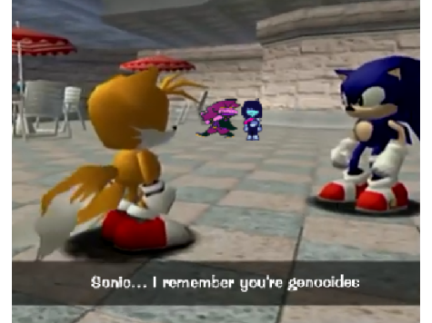 i dont remember this in sonic adventure dreamcast