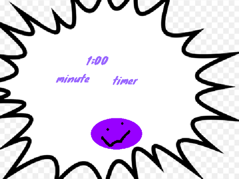 1:00 timer counting up