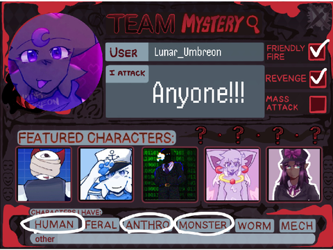 Art Fight card