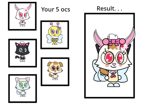 Remix and give me your 5 oc's and I will combine them remix-2 remix