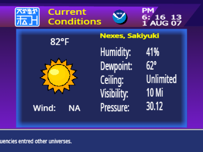 Nexes, Sakiyuki Weather