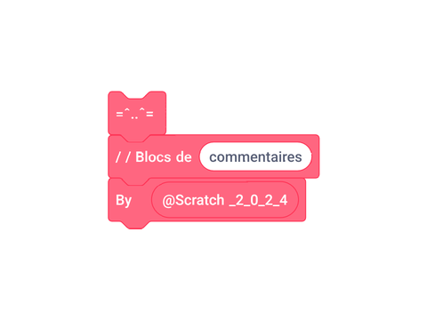 // Bloc de commentaire