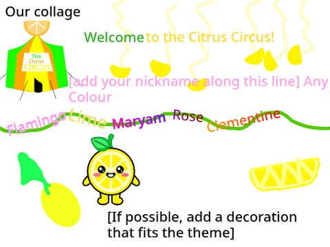 Cabin collage template. remix no. 3 remix