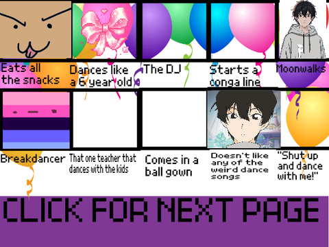 Who are you in a school disco...? remix remix remix remix