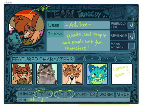 Artfight card!!
