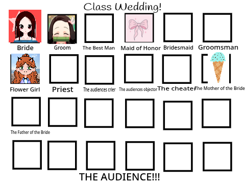 class wedding!!