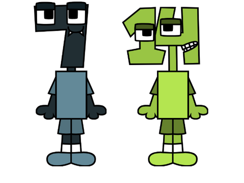 Alvaro's Number Lore 7 and 14 as a Human-Anthro