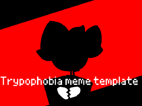 Trypophobia meme template