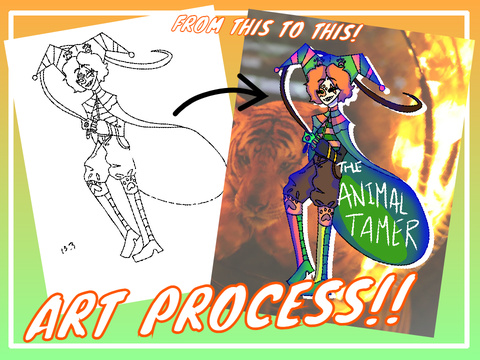 Art process for recent DTAE!