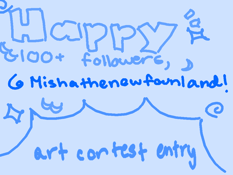 art contest for @Mishathenewfounland