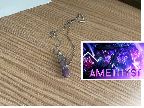 Amethyst jewelry. Holy gd reference.