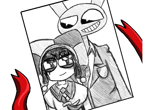 Caine and Gangle draw anime // TADC Fancomic