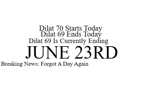 Dilat Calendar