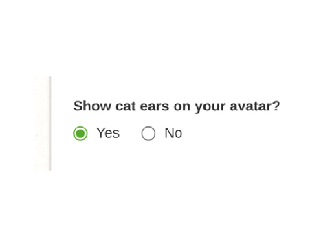 How to get cat ears on your profile