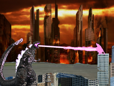 Shin Godzilla rampage V1