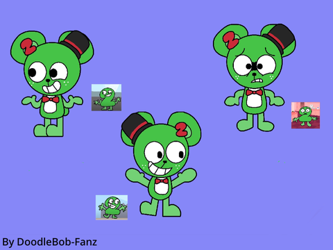 Old drawings of Two as a bear/ old design