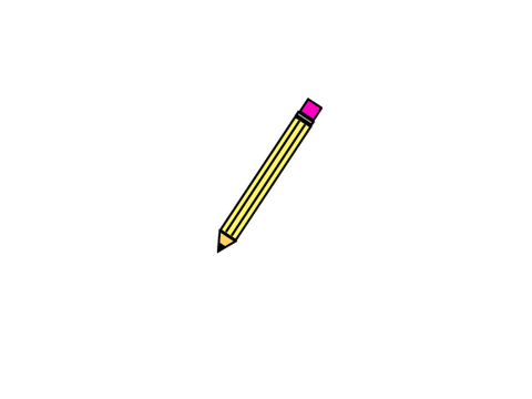 Text written by pencil