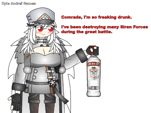 Vodka Gangut (Azur Lane Fanart)