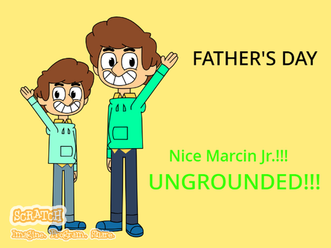 My son gets ungrounded on Father's Day