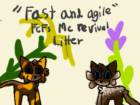 “Fast and agile” A FCFS Mc litter for revival of mc